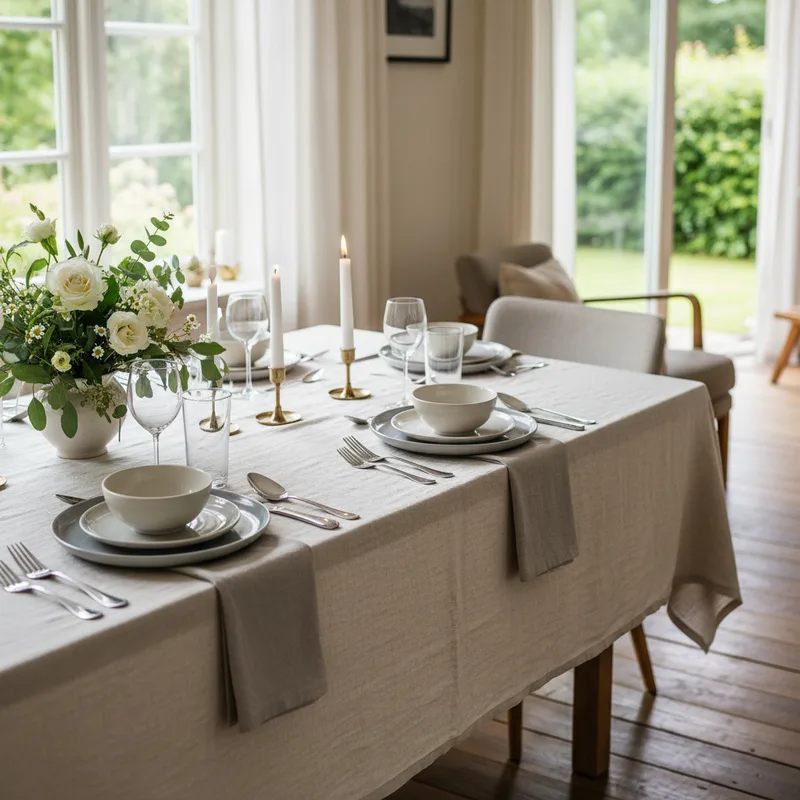 L'art de dresser une table conviviale pour recevoir chez soi