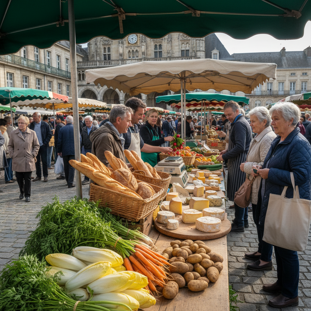 Guide des marchés et producteurs locaux autour de Guesnain